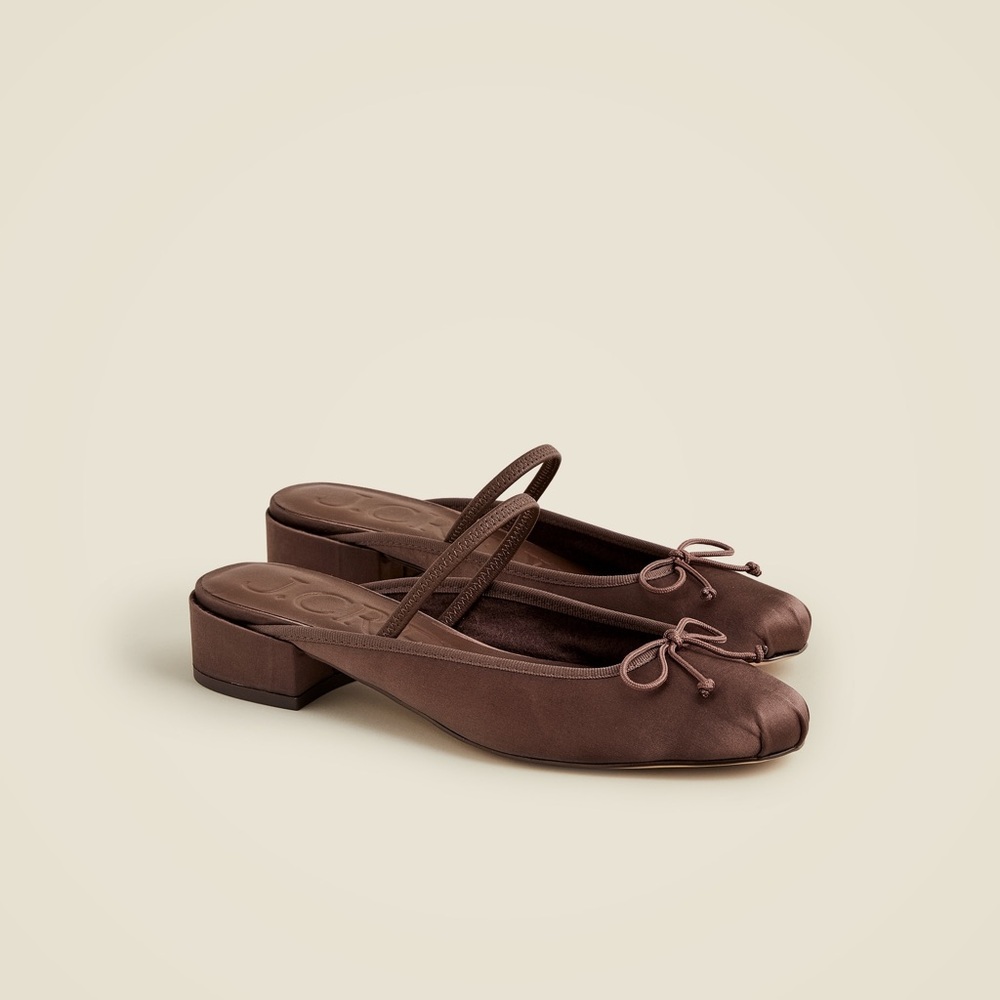 J. Crew Teagan Satin Ballet Mule